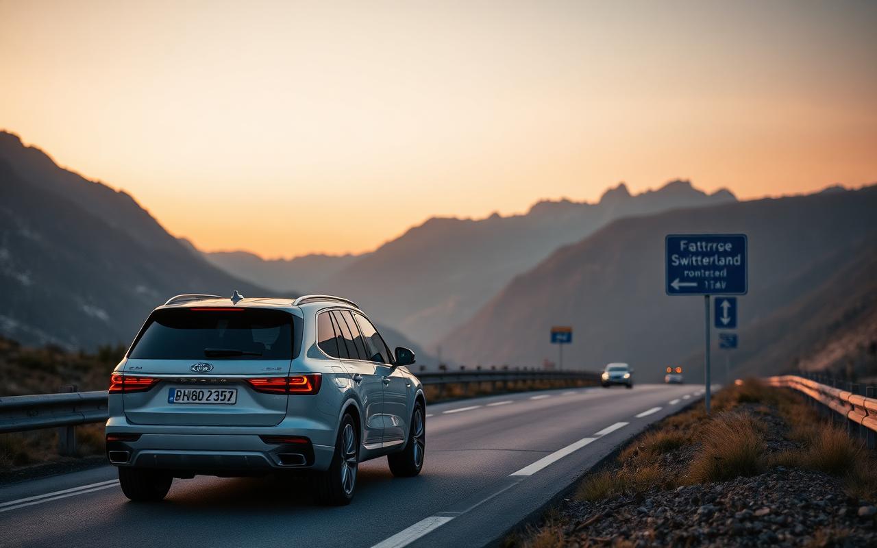 Guidare un'auto di lusso italiana in Francia e Svizzera: cosa sapere