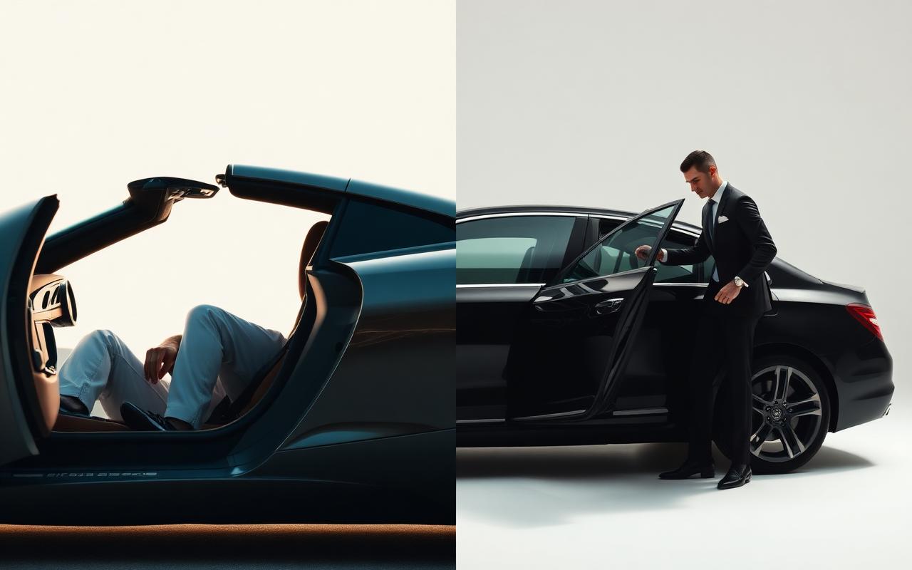 Noleggio auto di lusso vs servizio con autista (NCC): quale scegliere