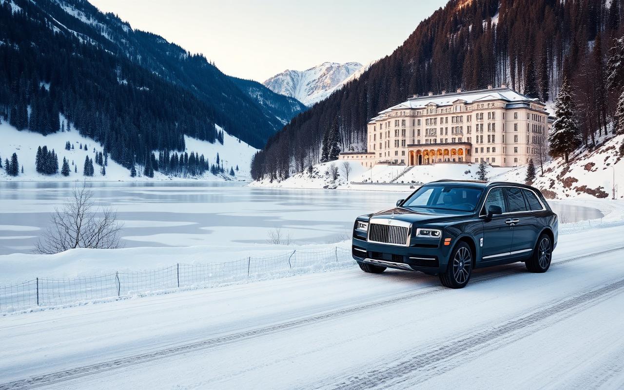 St. Moritz e l'Engadina d'inverno con un SUV premium